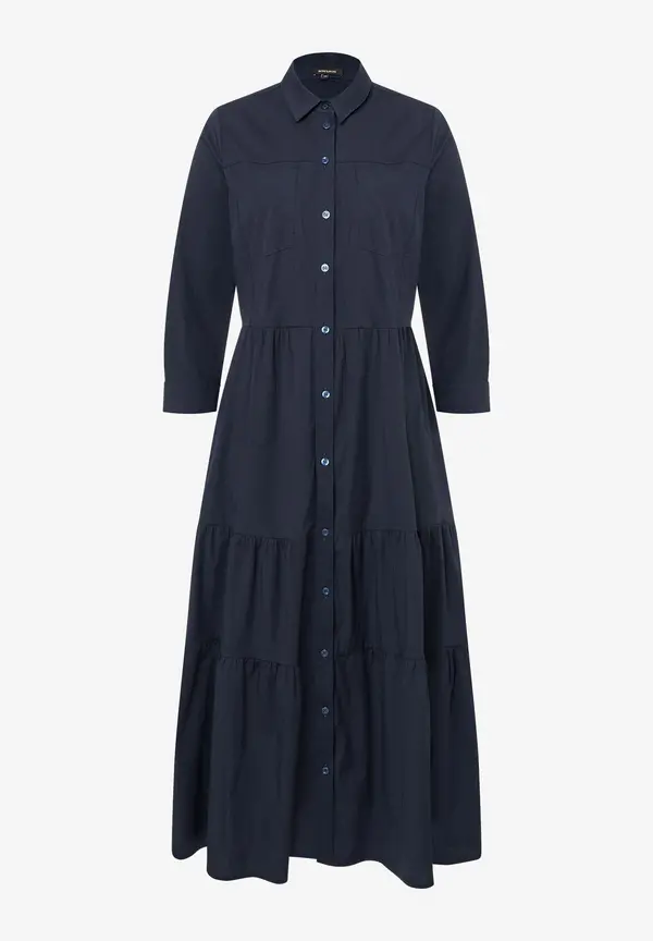 More & More langes Hemdblusenkleid, marine, Frühjahrs-Kollektion Bis zu 60% Rabatt