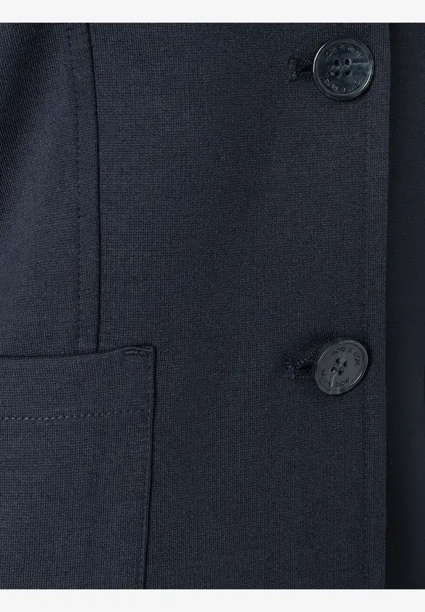 More & More Jerseyjacke, marine, Frühjahrs-Kollektion Sonderangebot der Fabrik