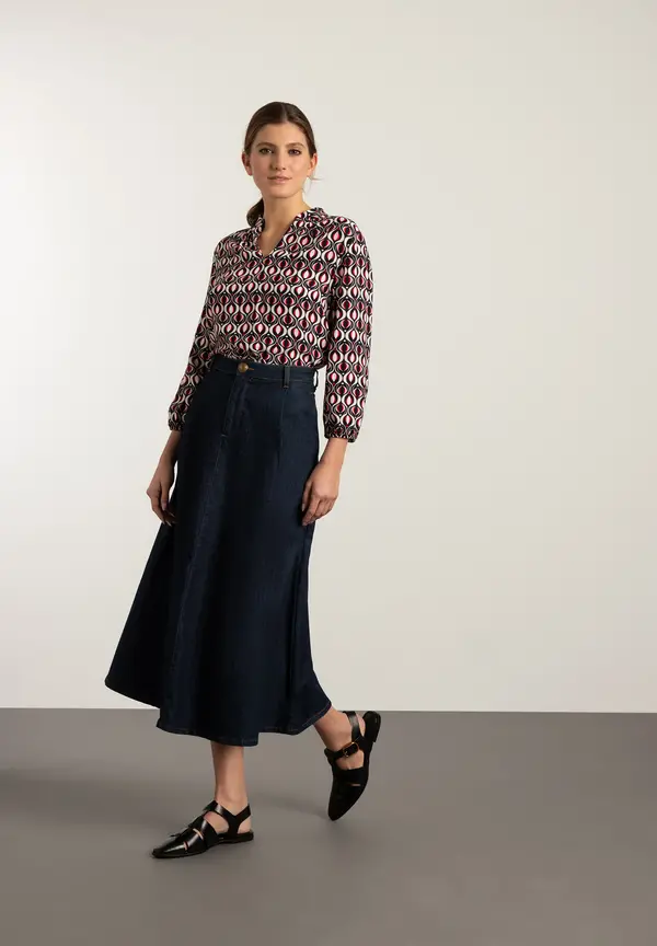 More & More Maxi-Jeansrock, Frühjahrs-Kollektion Bis zu 55% Rabatt