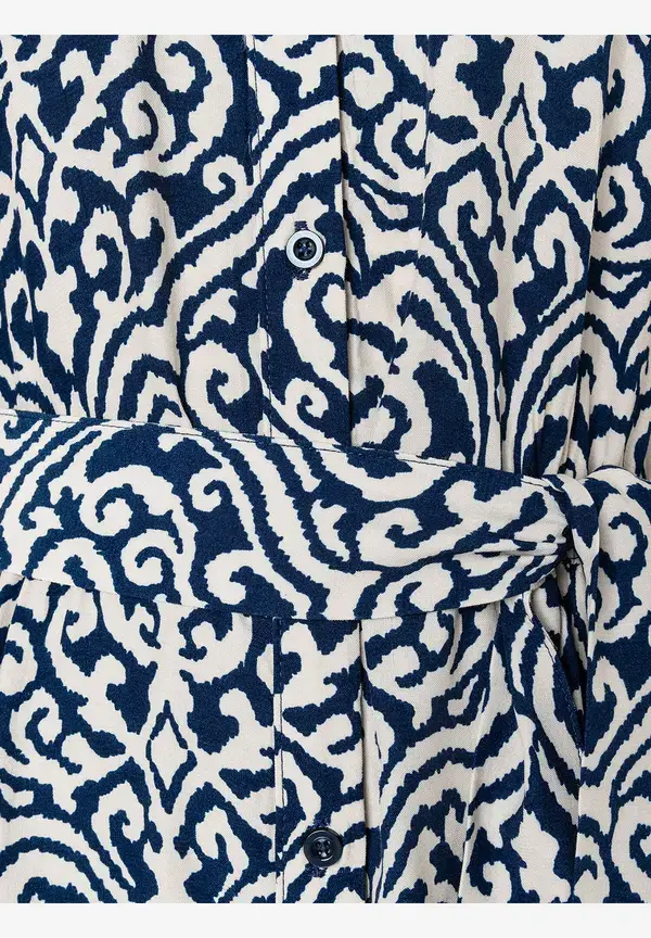 More & More Viskosekleid, Ornament-Print, Frühjahrs-Kollektion 50% Rabatt für begrenzte Zeit