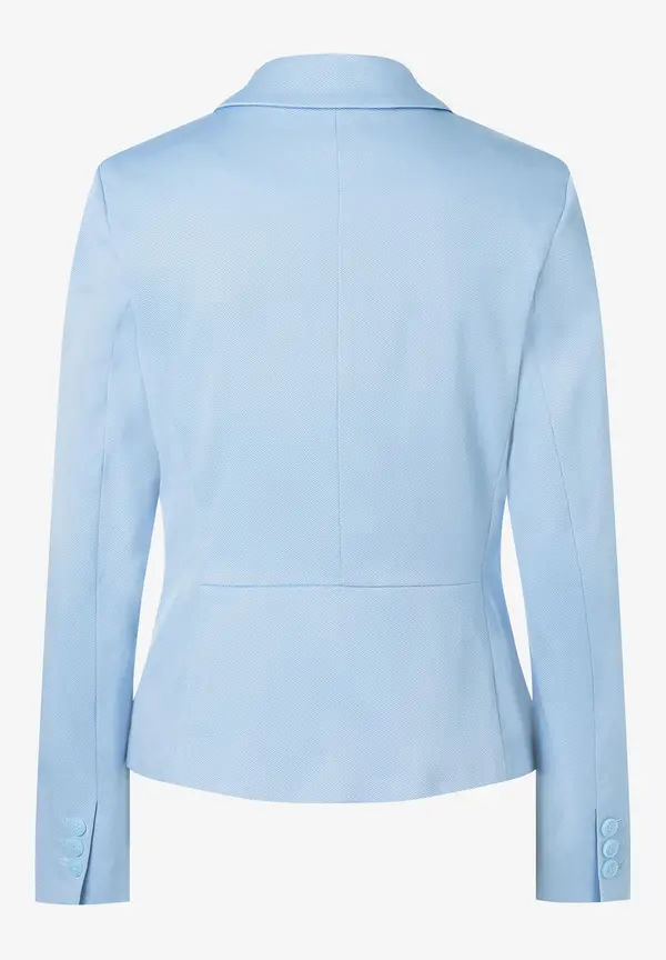 More & More Blazer mit feiner Struktur, hellblau, Frühjahrs-Kollektion Outlet