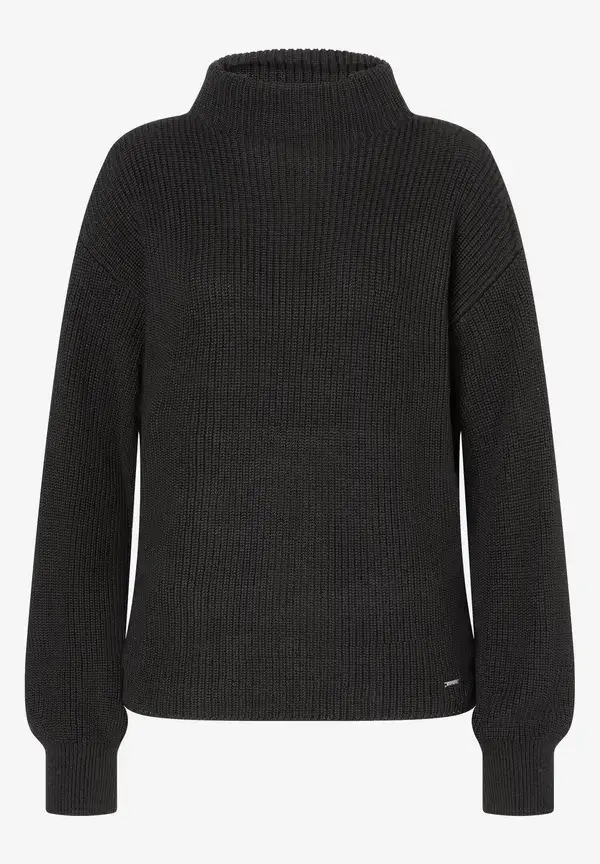 More & More Rippstrick-Pullover, schwarz, Herbst-Kollektion Blitzverkäufe