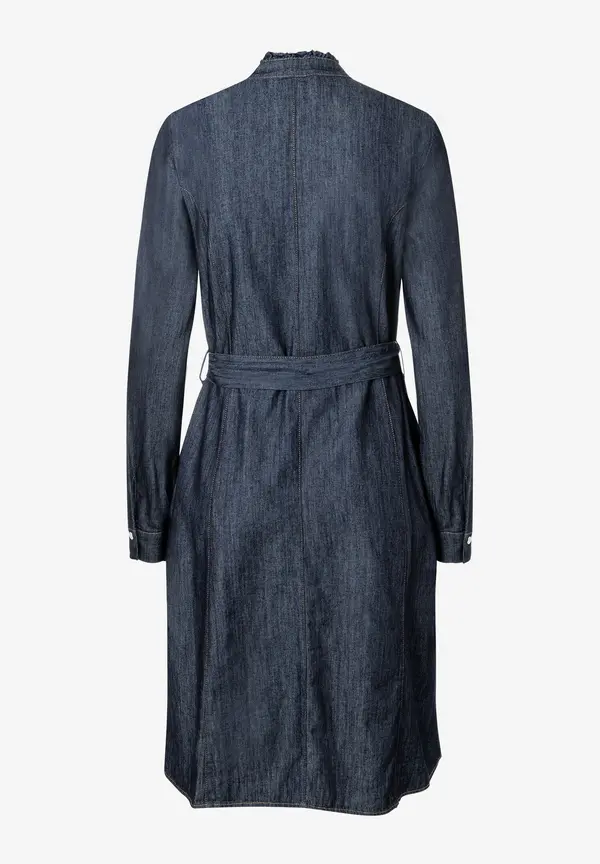 More & More feminines Jeanskleid, dark blue denim Fabrik Onlineshop