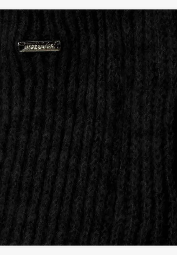 More & More Rippen-Strickjacke, schwarz, Herbst-Kollektion Fabrikpreis