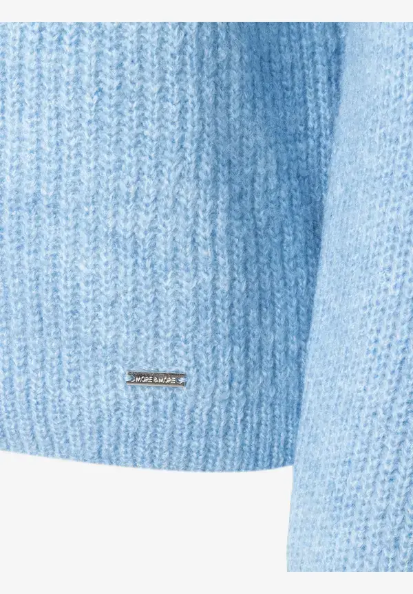 More & More V-Neck Pullover, hellblau, Herbst-Kollektion Versandkostenfrei