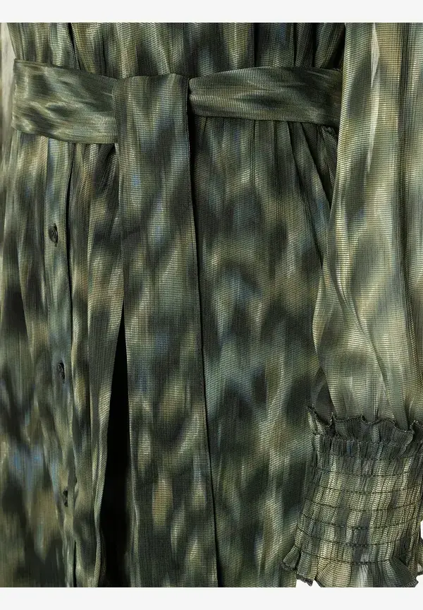 More & More Chiffon Maxikleid, New Animal-Print Saisonschlussverkauf