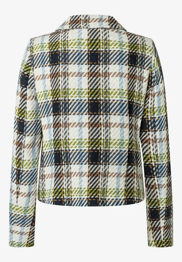 More & More kurze Blazerjacke, Maxi-Karo Vatertagsangebot