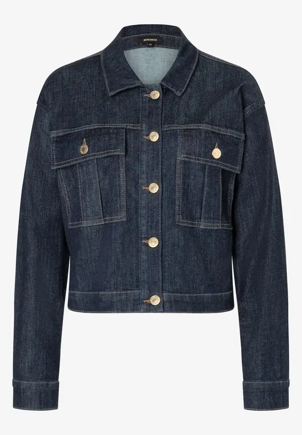 More & More Jeansjacke, dark blue denim Valentinstagsangebot