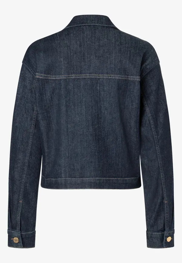 More & More Jeansjacke, dark blue denim Valentinstagsangebot