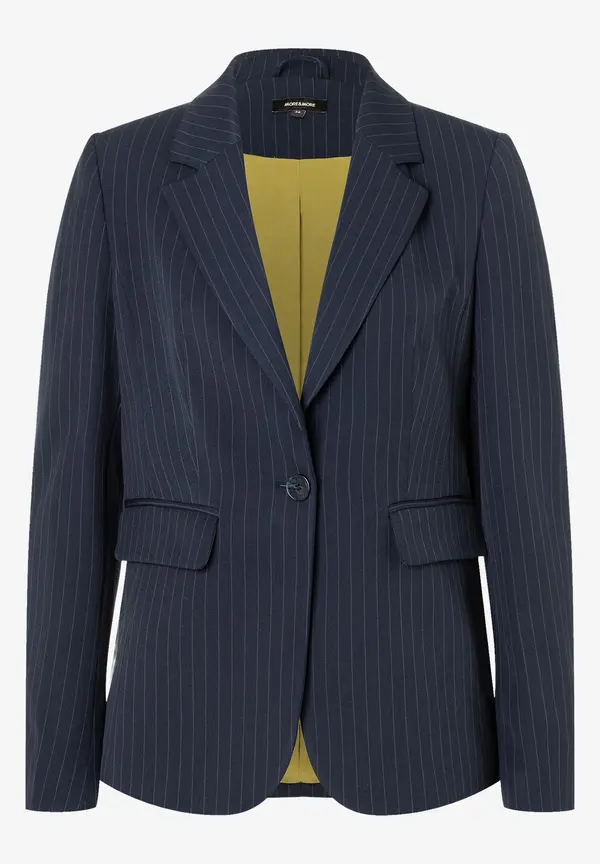 More & More Nadelstreifenblazer, marine Blitzangebot