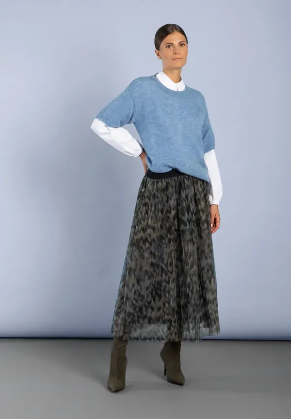 More & More Kurzarm-Pullover, hellblau Saisonale Angebote
