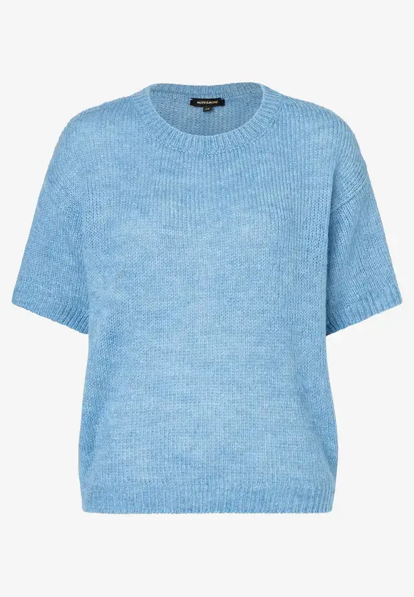 More & More Kurzarm-Pullover, hellblau Saisonale Angebote