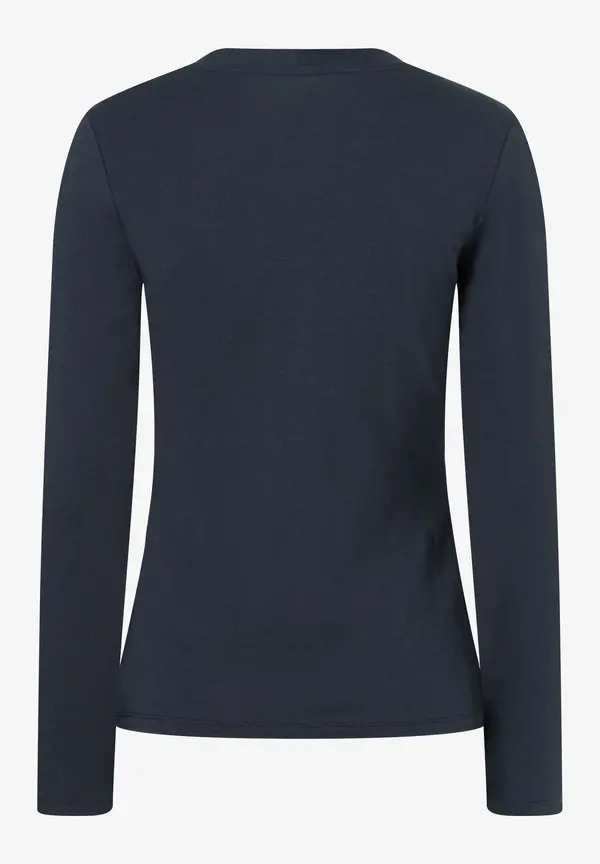 More & More Langarmshirt, marine Super Sparpreis