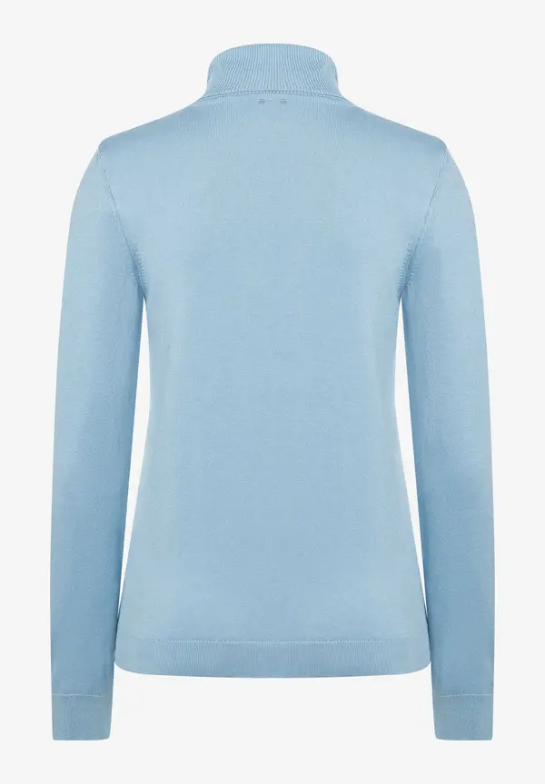 More & More Rollkragenpullover, hellblau, Herbst-Kollektion Wochenangebot