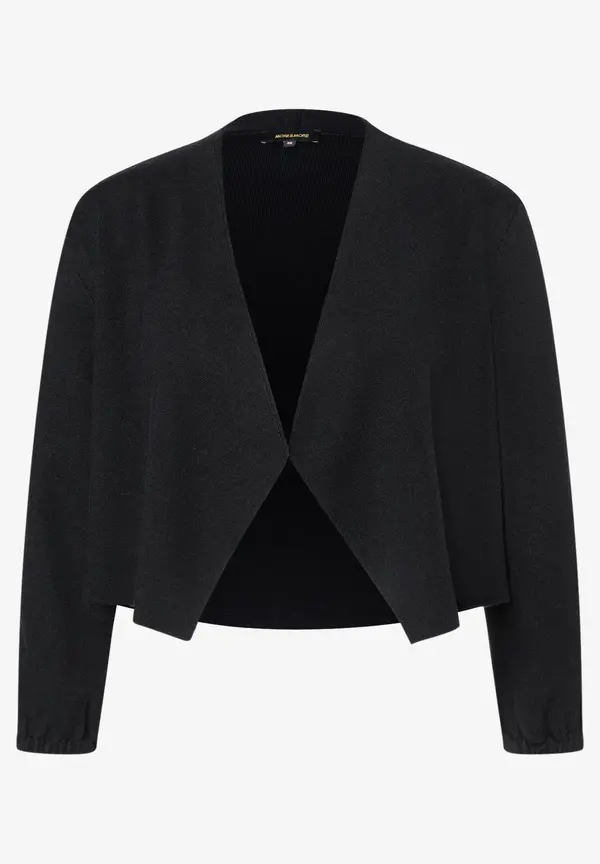 More & More kurzer Cardigan, schwarz, Frühjahrs-Kollektion Letzte 3 Tage