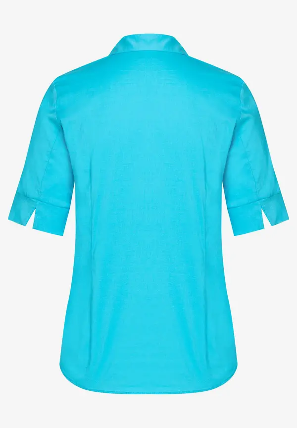 More & More Baumwoll/Stretch Bluse, türkis, Frühjahrs-Kollektion JETZT KAUFEN