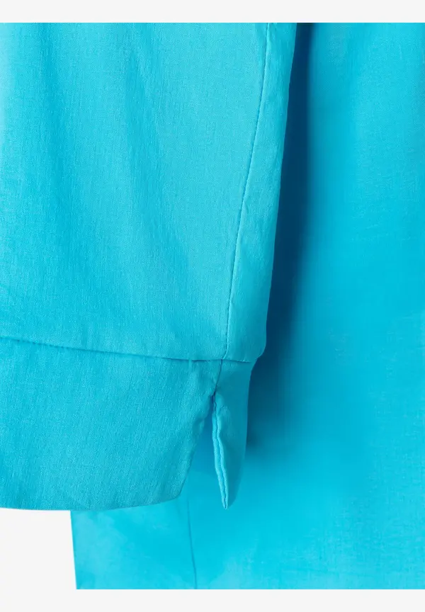 More & More Baumwoll/Stretch Bluse, türkis, Frühjahrs-Kollektion JETZT KAUFEN