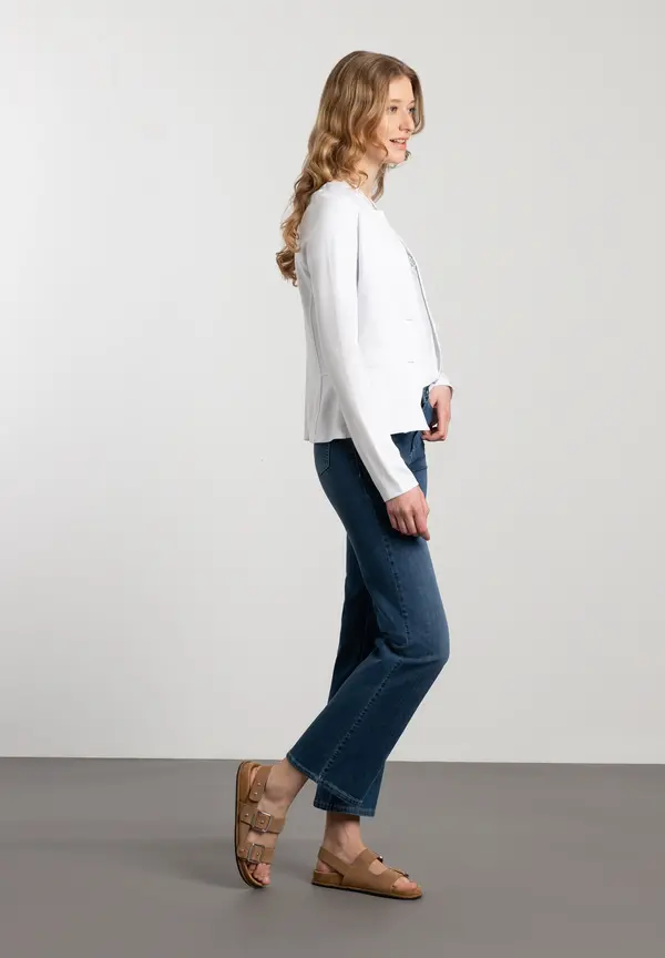 More & More Jerseyjacke, weiß, Frühjahrs-Kollektion Bis zu 50% Rabatt