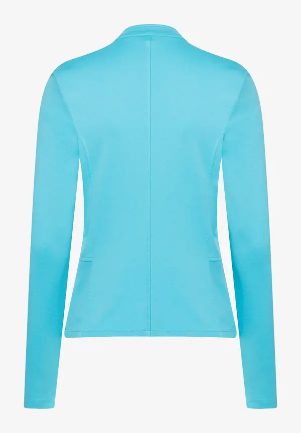 More & More Jerseyjacke, türkis, Frühjahrs-Kollektion Sonderangebot der Fabrik