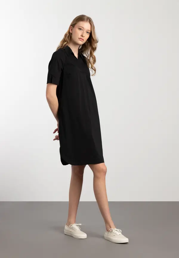 More & More Hemdblusenkleid, schwarz, Frühjahrs-Kollektion Vierteljährliche Förderung
