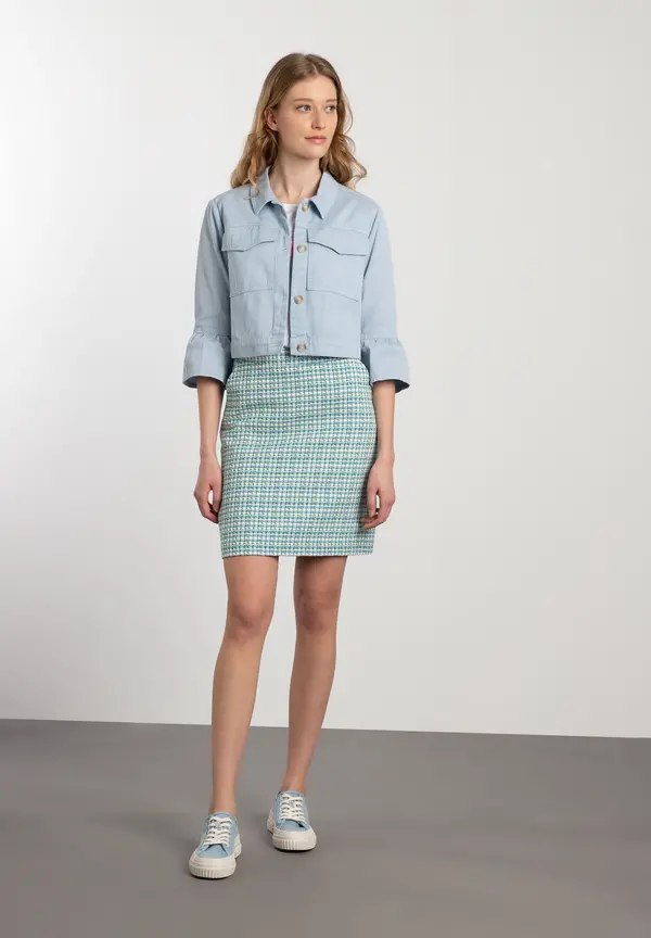 More & More Colored Denim Jacke, light skyblue, Frühjahrs-Kollektion Riesige Rabatte