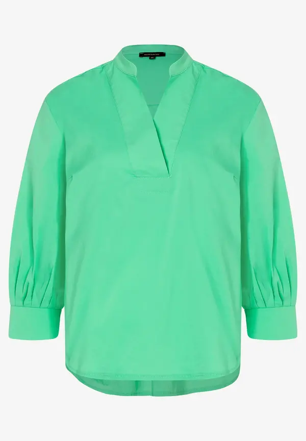 More & More Baumwoll/Stretch Bluse, march green, Frühjahrs-Kollektion Im Verkauf