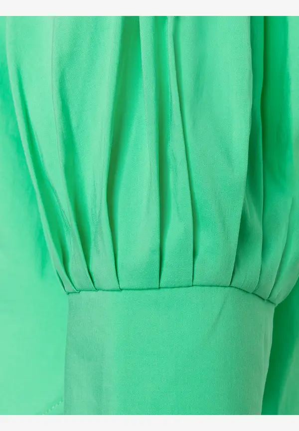 More & More Baumwoll/Stretch Bluse, march green, Frühjahrs-Kollektion Im Verkauf