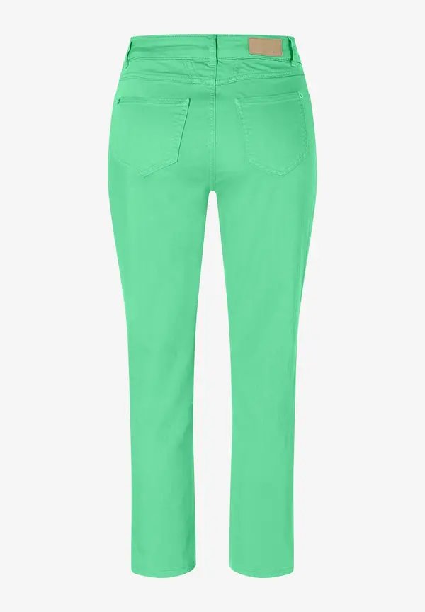 More & More verkürzte Coloured Denim, march green, Frühjahrs-Kollektion zollfrei