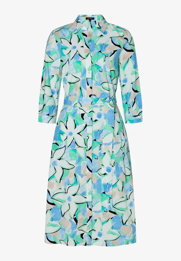 More & More Hemdblusenkleid, Blumenprint, Frühjahrs-Kollektion 2025