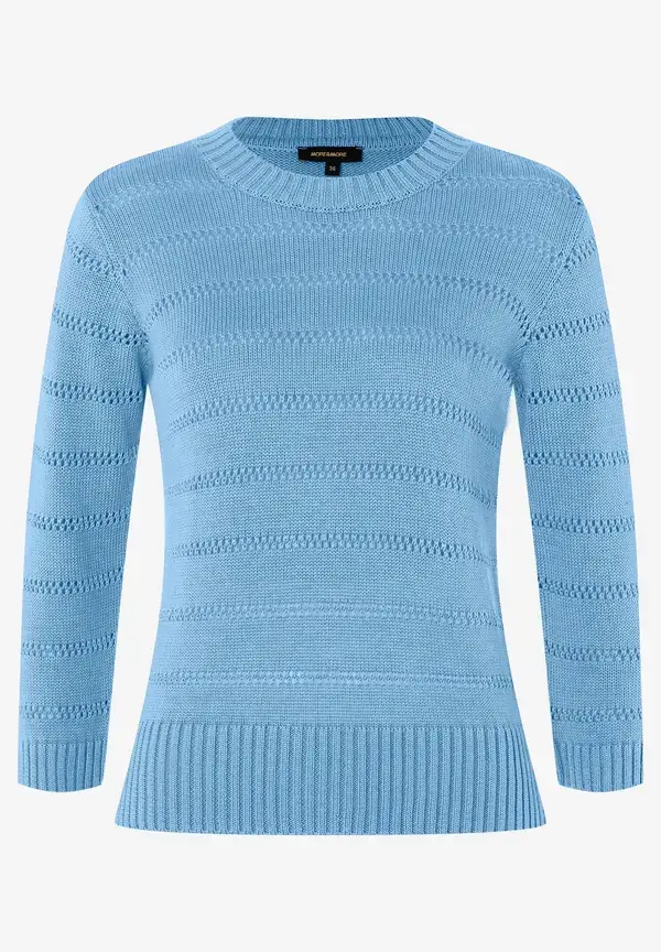 More & More Pullover, light skyblue, Frühjahrs-Kollektion Fabrikverkauf