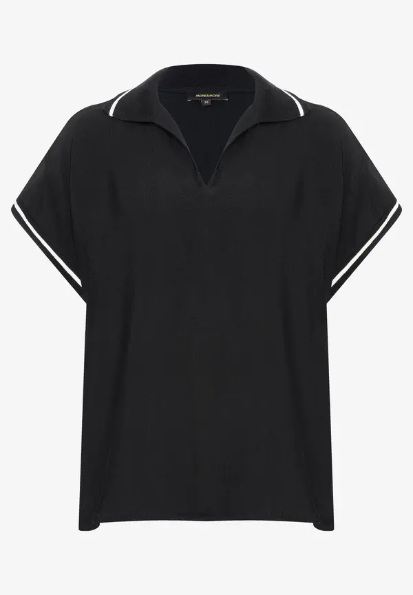 More & More Polo-Bluse, schwarz, Frühjahrs-Kollektion Meist gekauft