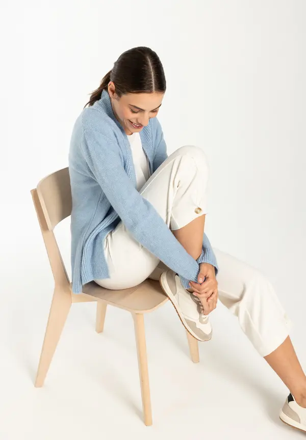 More & More Cardigan, hellblau, Herbst-Kollektion Black Friday
