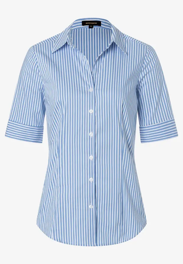 More & More Streifenbluse, blau/weiß, Sommer-Kollektion Cyber Monday