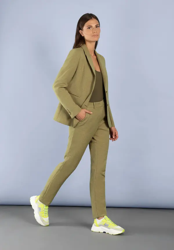 More & More Anzughose, HEDY, soft moss green Zeitlich begrenztes Angebot