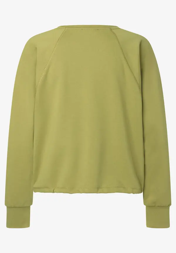 More & More feminines Sweatshirt, soft moss green Bestseller