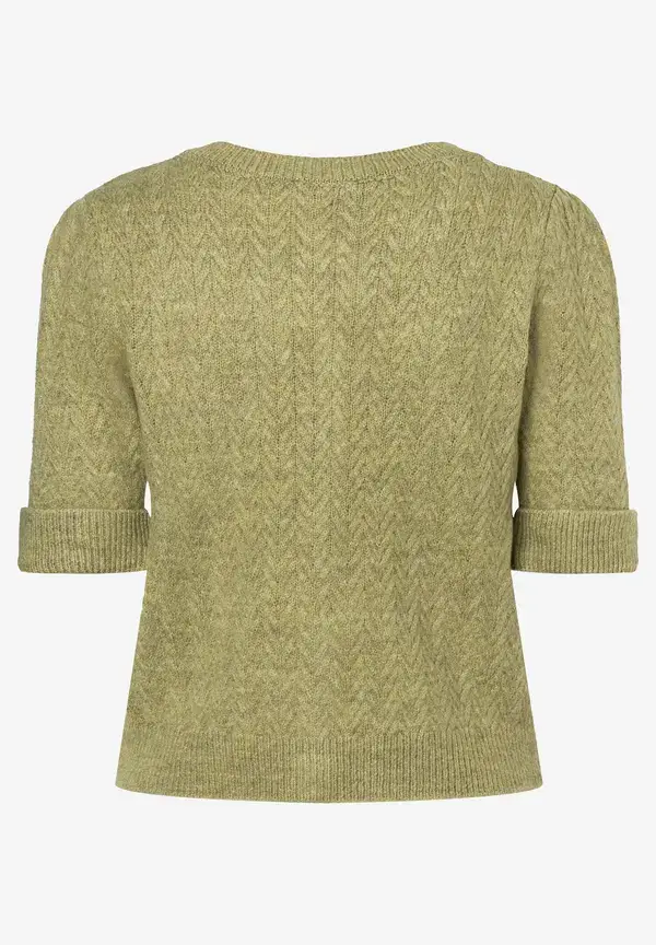More & More Cardigan, Kurzarm, soft moss green Tiefpreis