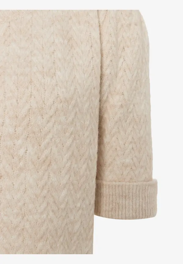 More & More Cardigan, Kurzarm, powder creme Bis zu 50% Rabatt