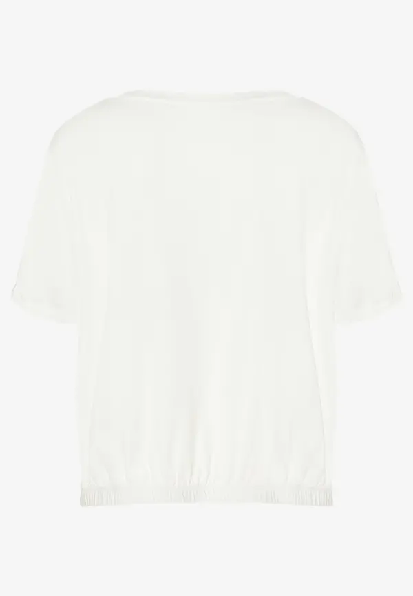 More & More Shirt mit Faltendetail, ecru, Sommer-Kollektion Discount Store für neue Produkte