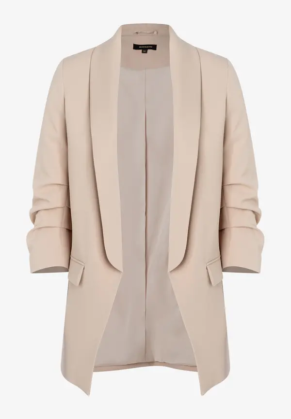 More & More Blazer mit Schalkragen, beige, Frühjahrs-Kollektion Clearance-Verkauf