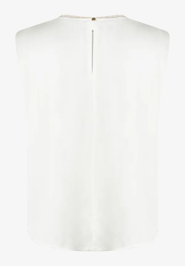 More & More Satinbluse, ecru, Sommer-Kollektion Fabrikladen