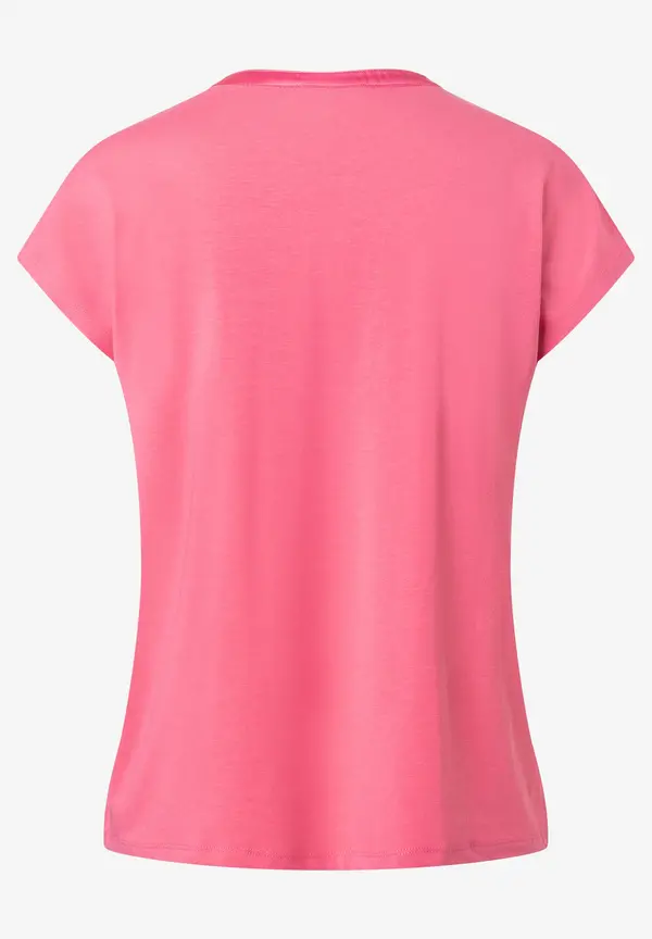 More & More Shirt mit Satinkante, sorbet pink, Sommer-Kollektion Verkauf
