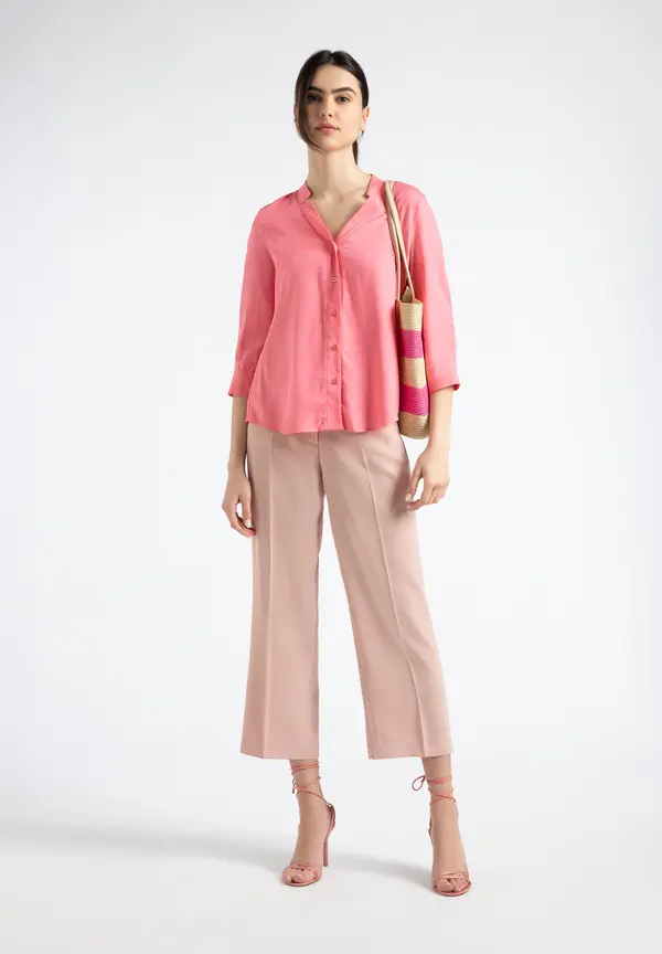 More & More Lyocell Bluse, sorbet pink, Sommer-Kollektion Hotsell
