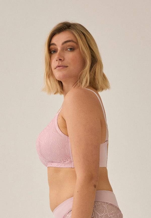 Naturana Soft-BH mit Schale und Spitze - Pink Rose Jubiläumsangebot