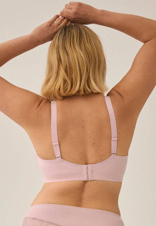 Naturana Soft-BH mit Schale und Spitze - Pink Rose Jubiläumsangebot