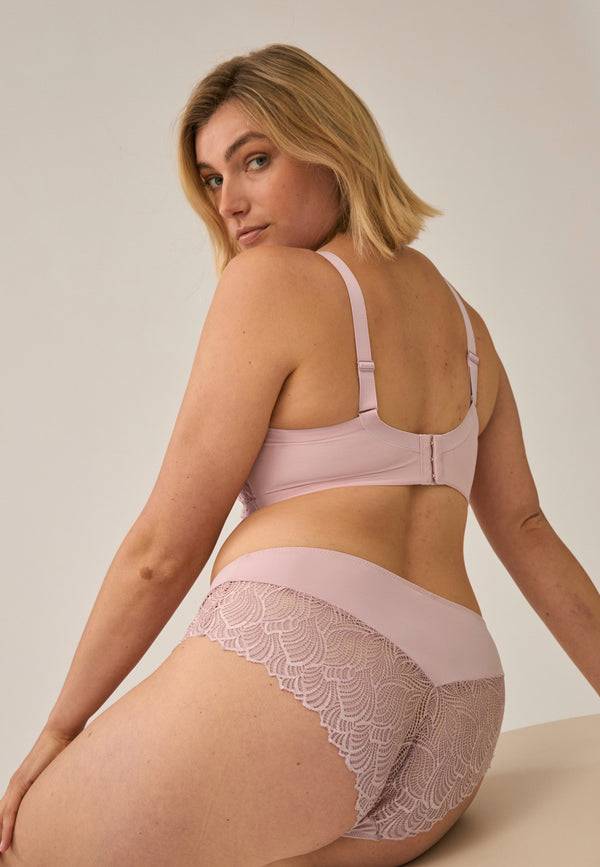 Naturana Soft-BH mit Schale und Spitze - Pink Rose Jubiläumsangebot