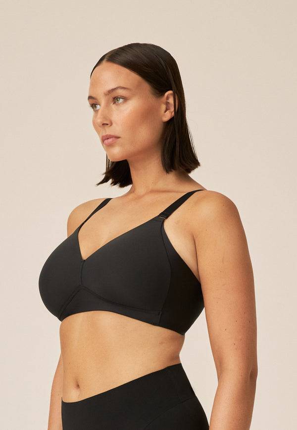Naturana Soft-BH mit Side Smoother Effekt - Schwarz Lagerräumung