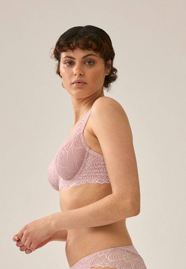 Naturana Bügel-BH aus Spitze - Pink Rose Heißer Verkauf