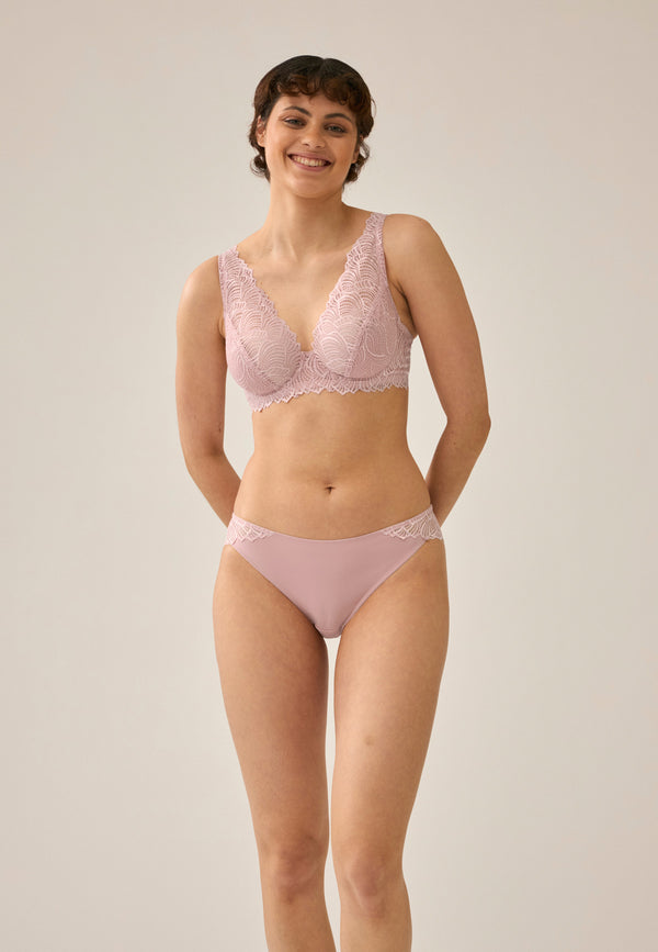 Naturana Bügel-BH aus Spitze - Pink Rose Heißer Verkauf