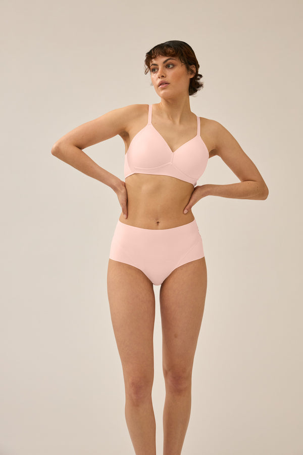 Naturana Soft-BH mit Side Smoother Effekt - Blush Neueste Mode