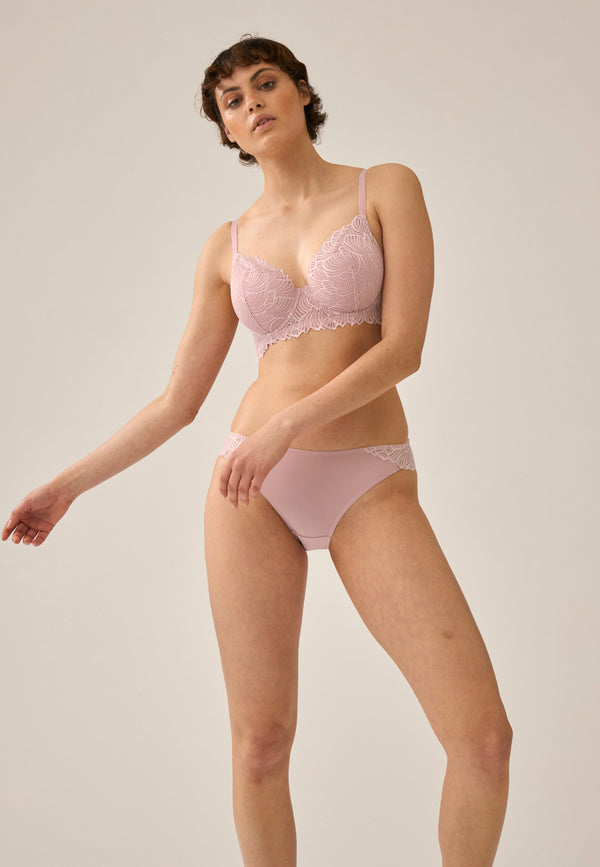 Naturana Bügel-BH mit Spitze - Pink Rose Online Outlet